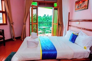 Standard Double Room, 1 Bedroom, Non Smoking, Lake View | View from room - Sky Beach Hotel (Entebbe)