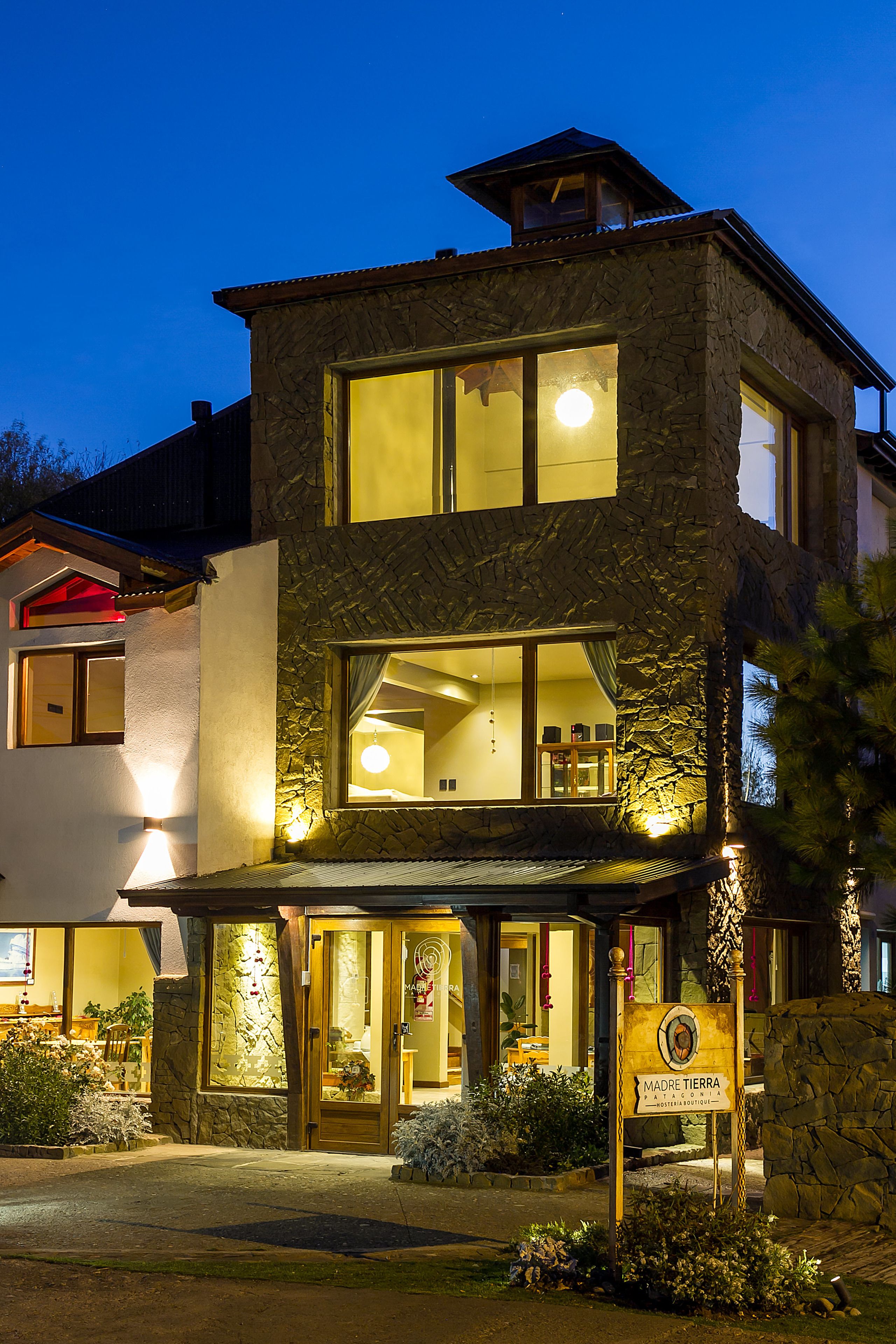 front of property – evening/night