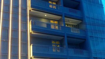 Front of property – evening/night