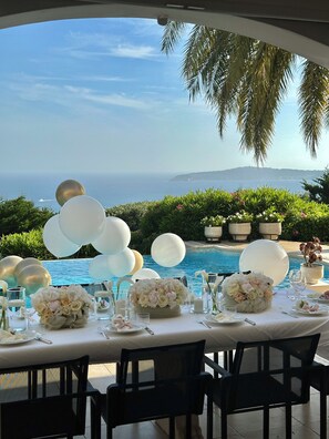 Outdoor dining - VILLA MONACO - Luxury Exclusive Living  - Villa Rental next to Monaco (In Monaco)