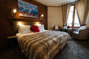 Egyptian cotton sheets, premium bedding, in-room safe - Hôtel Le Coeur des Neiges (Saint-Gervais-les-Bains)
