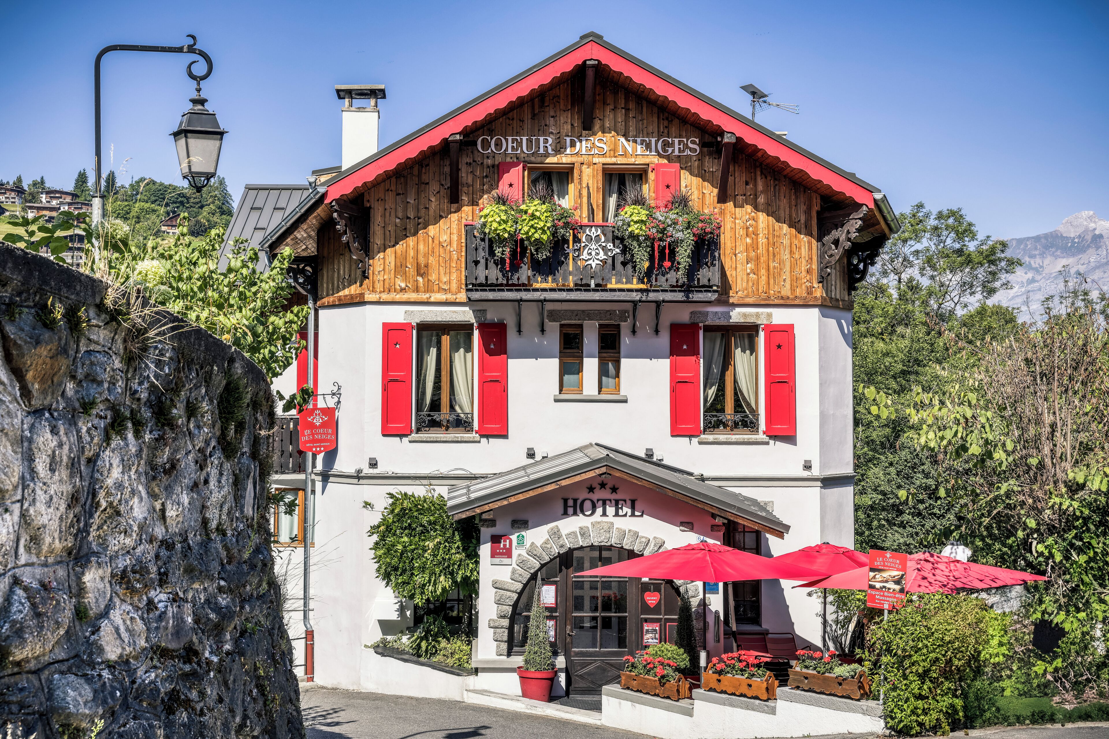 Voorkant van accommodatie