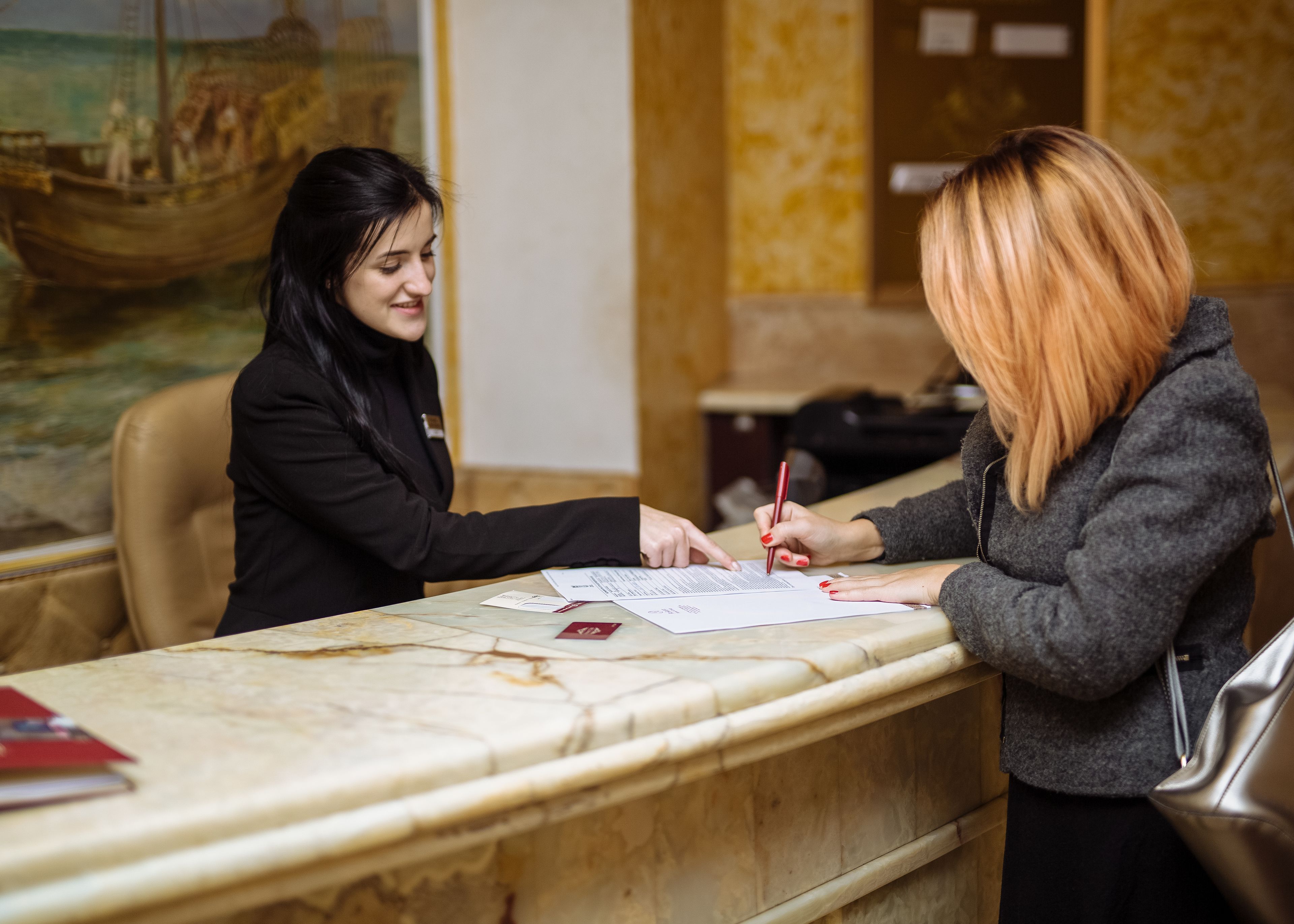 Sitzecke in der Lobby