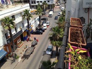 Blick von der Unterkunft