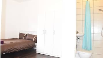 Desk, iron/ironing board, free WiFi, bed sheets