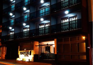 Front of property – evening/night