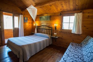 Bungalow básico, 1 habitación, baño privado, vista a la montaña | Camas extra y wifi gratis