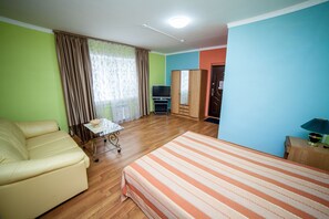 Deluxe-værelse | 1 soveværelse, mørklægningsgardiner, strygejern/strygebræt, gratis Wi-Fi