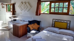 Appartement Premium, plusieurs lits, baignoire, vue ville