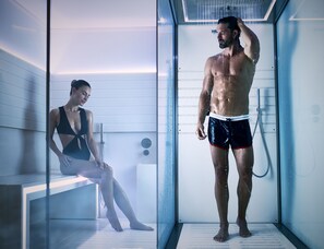 Sale per trattamenti di coppia, sauna, vasca idromassaggio