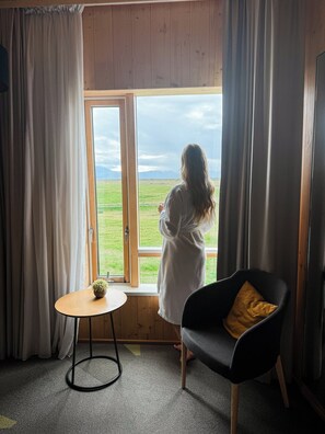 View from property - Landhotel - Your link to wonders of Iceland (Rangárþing ytra)