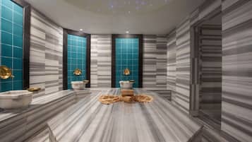 Sauna, hammam, soins d'aromathérapie, massages aux pierres chaudes