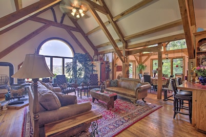River Views + Deck: Peaceful Virginia Retreat
