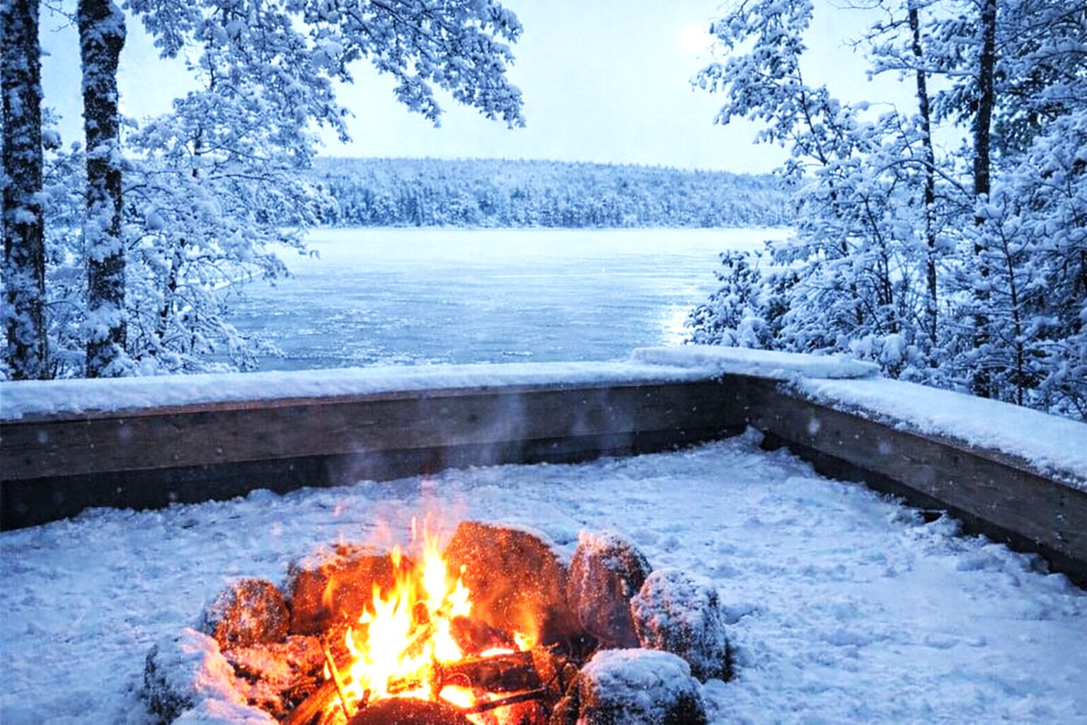 Overnatningsstedets område
