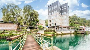 Voorkant van accommodatie