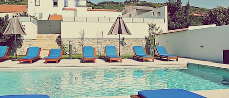 Udendørs pool, liggestole