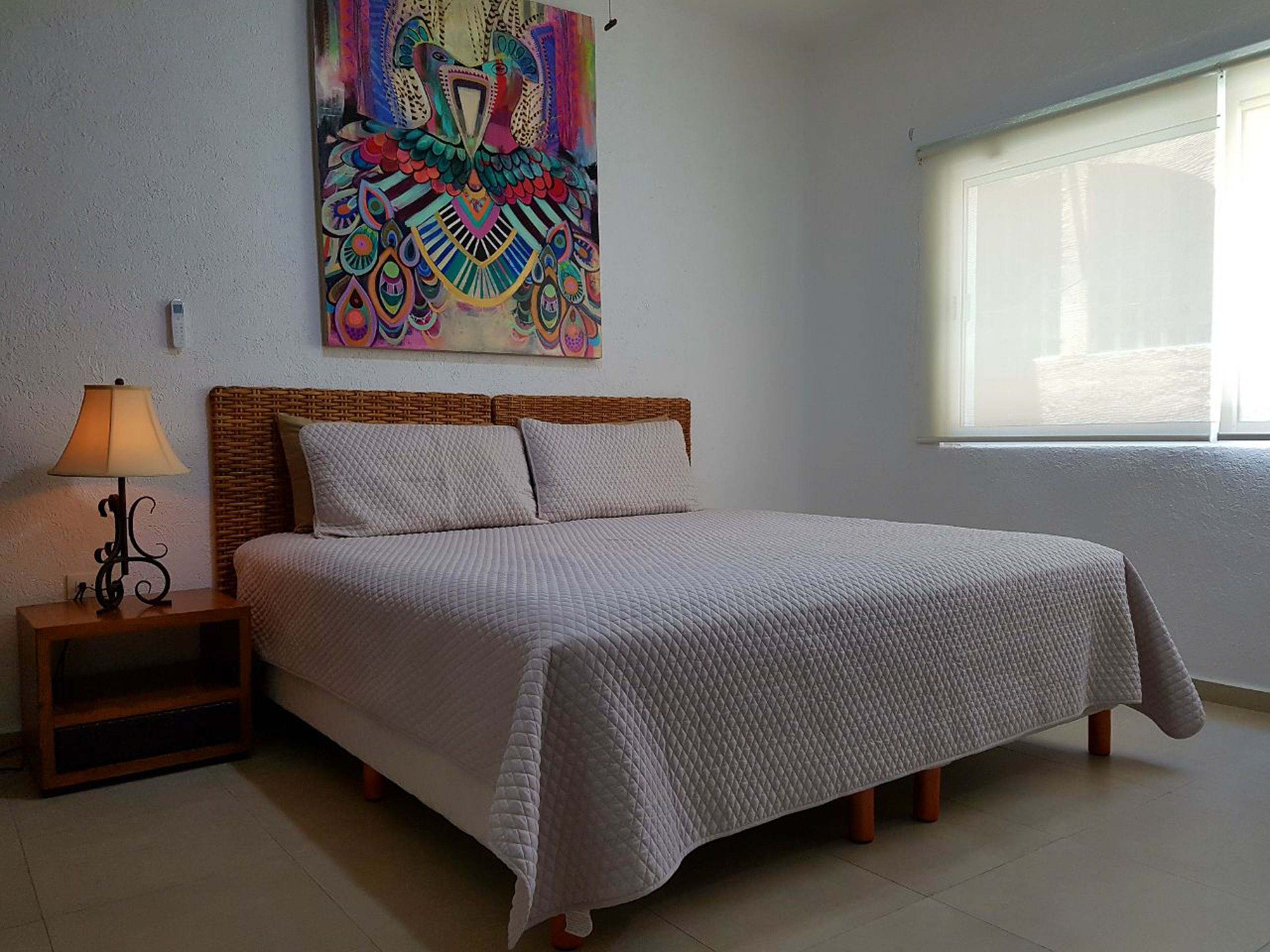 Appartement, 2 slaapkamers | 2 slaapkamers, een kluis op de kamer, een strijkplank/strijkijzer