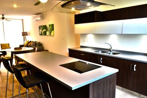 Private kitchen - Chic Jungle 2 BR Condo by Happy Address (Tulum)