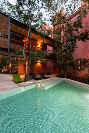 Outdoor pool - Chic Jungle 2 BR Condo by Happy Address (Tulum)