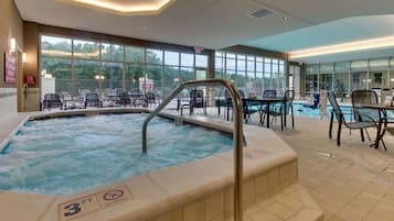 Indoor pool, outdoor pool