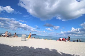 On the beach