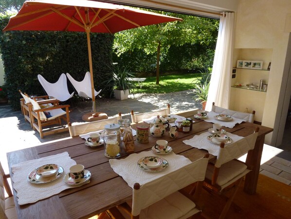 Restauration en plein air