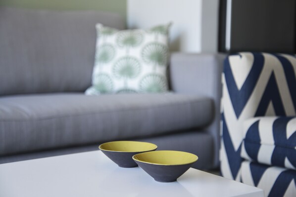 TV, DVD player, stereo