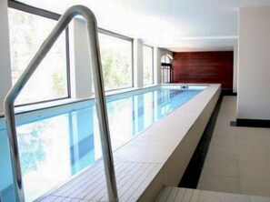 Indoor pool, a heated pool