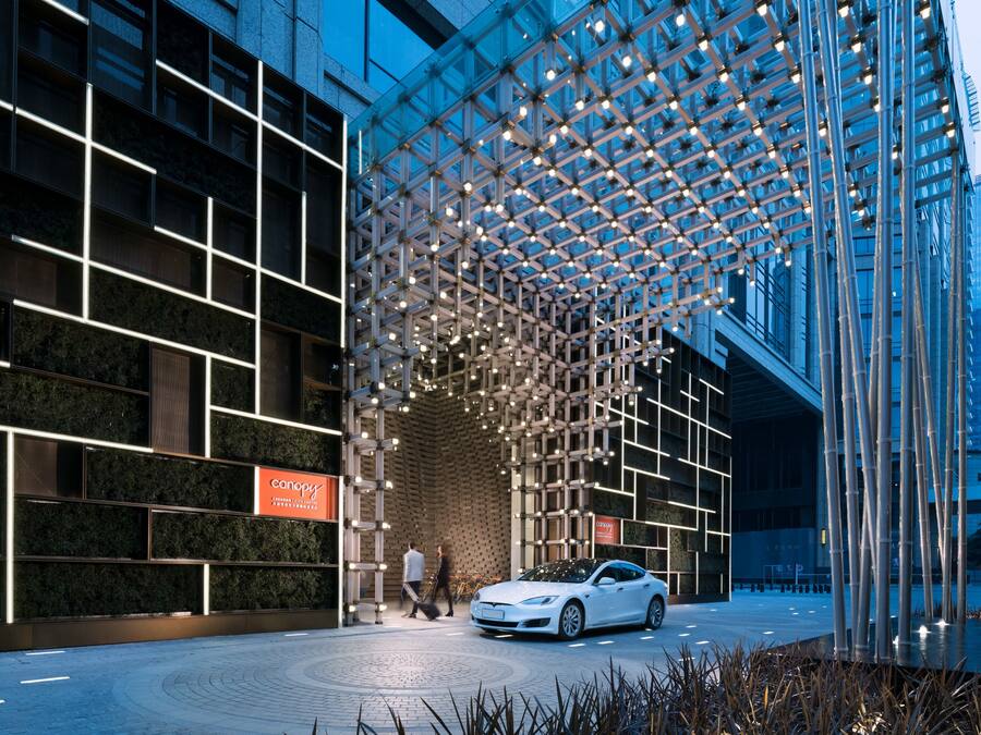 Entrada al alojamiento