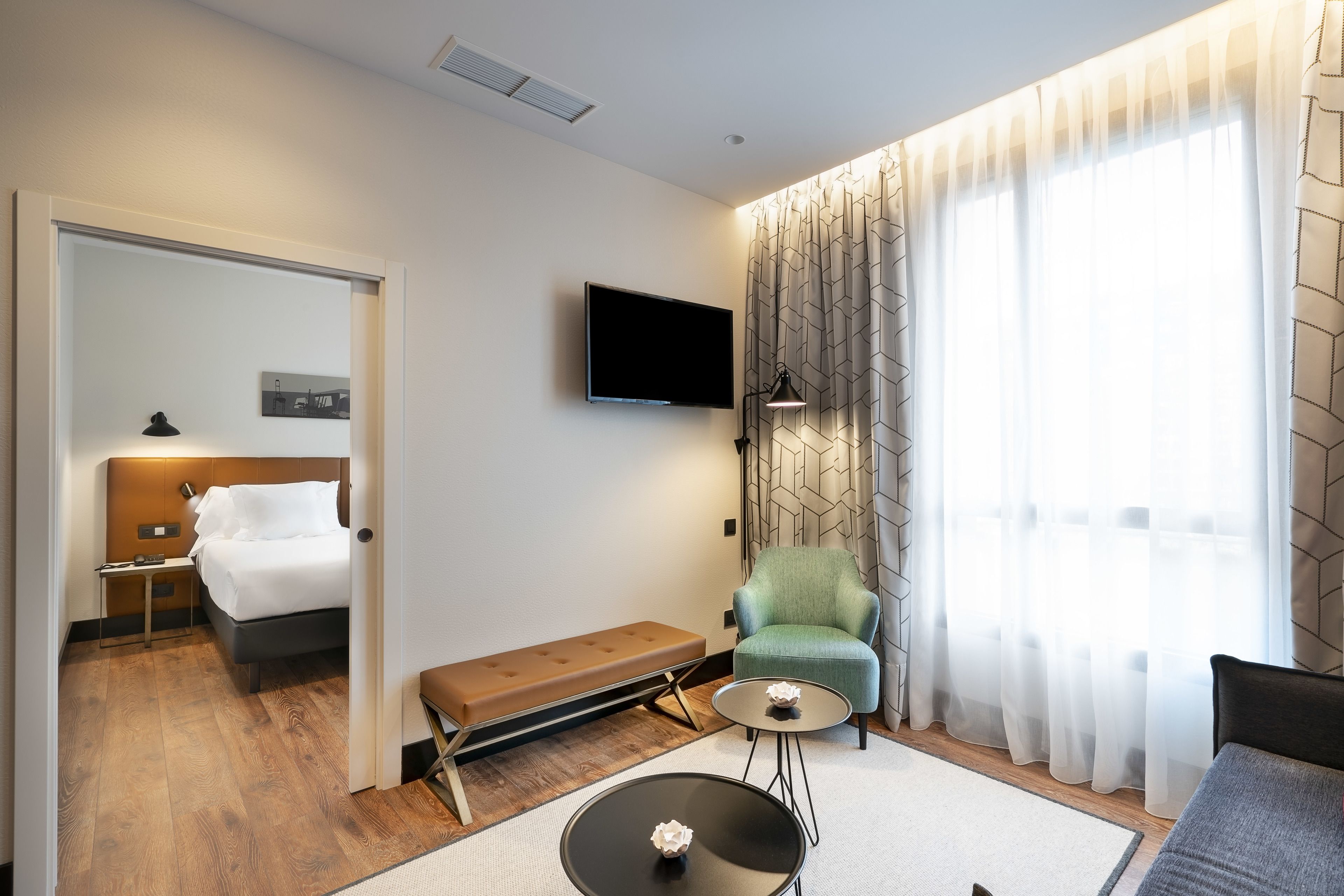 Literie de qualité supérieure, couette en duvet d'oie, minibar