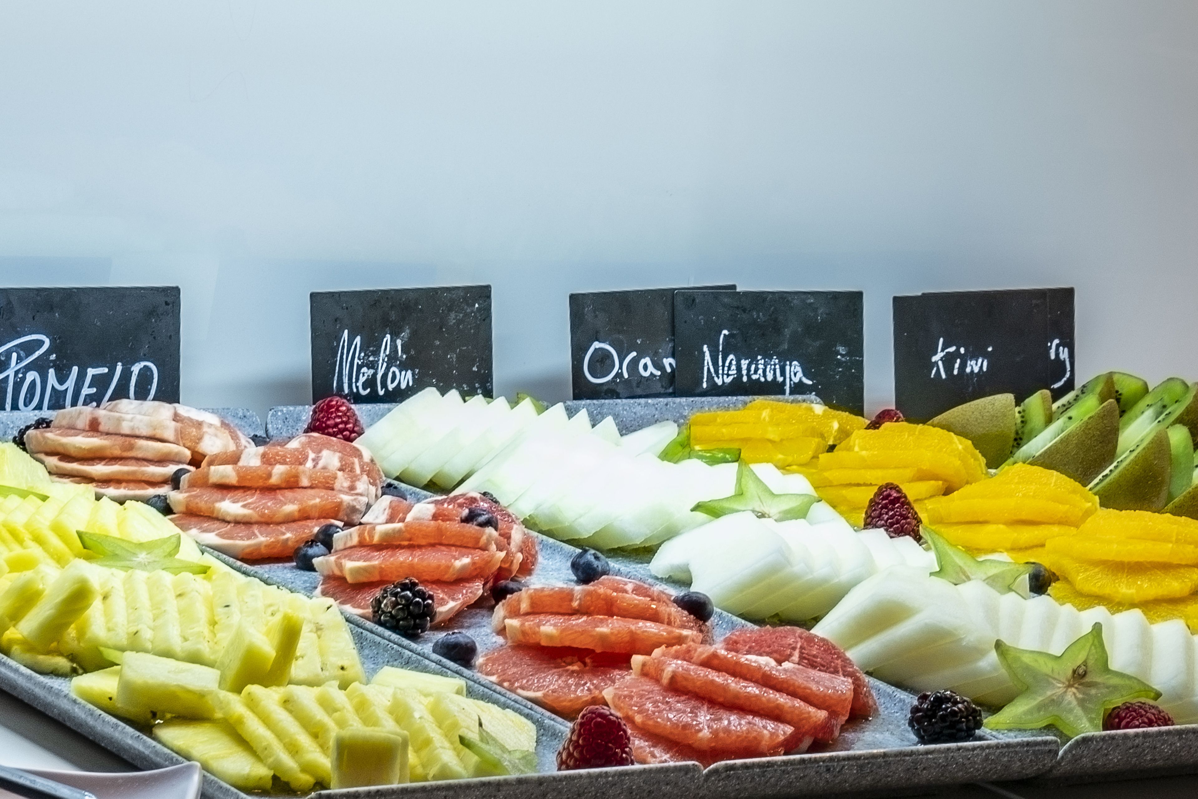뷔페 아침 식사