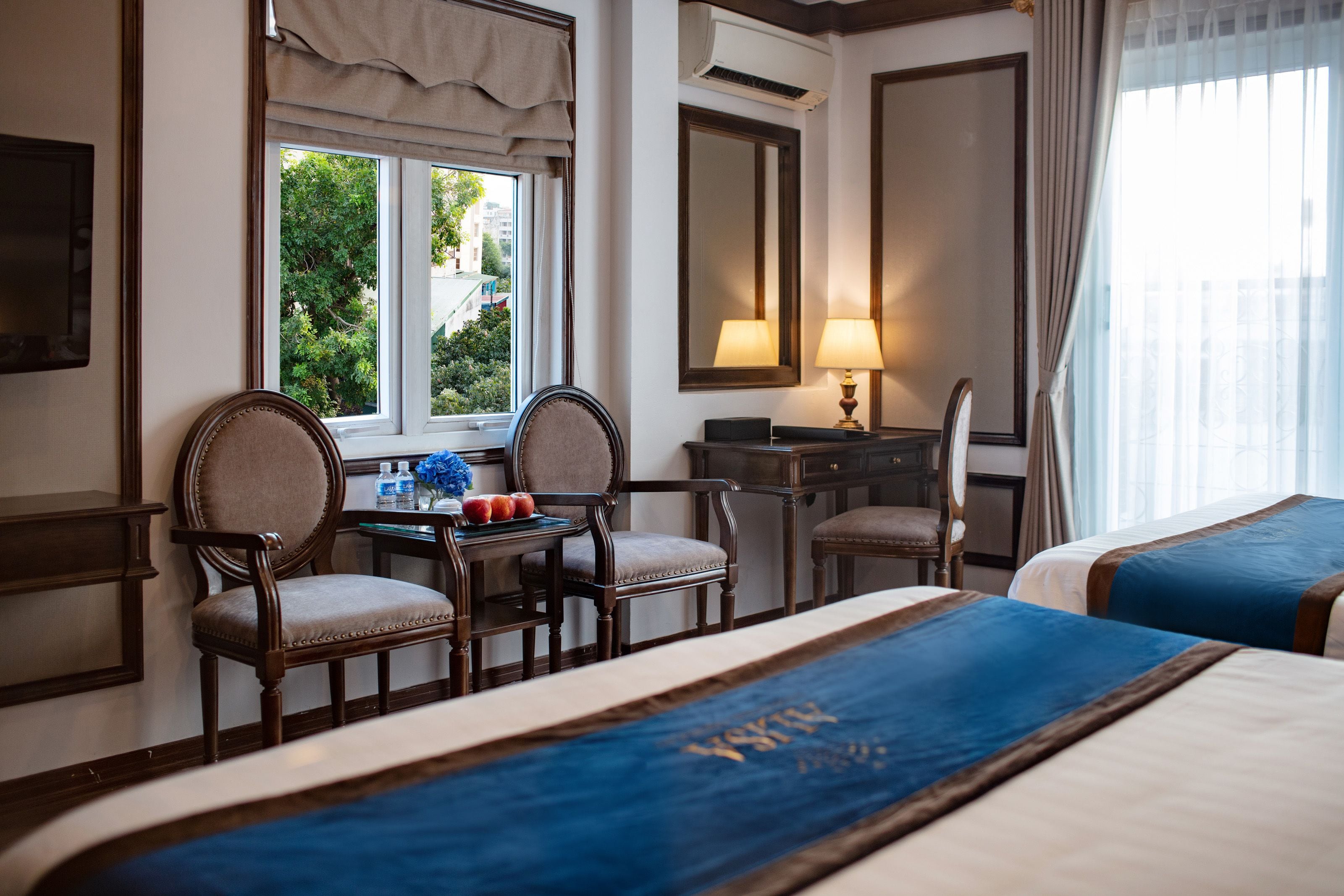 triple suite, private balcony | premium bedding, minibar, in-room safe, desk