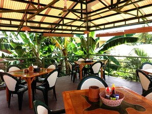Breakfast, lunch, dinner served; local and international cuisine  - Blue Abyss Resort (Moalboal)
