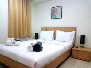 Two Bedrooms Apartment  | 2 bedrooms, desk, blackout drapes, soundproofing
