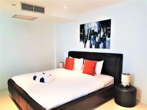 익스클루시브 아파트, 침실 2개, 바다 전망 | 2 개의 침실, 객실 내 금고, 암막 커튼, 다리미/다리미판