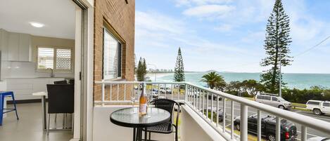 Appartement panoramique, 2 chambres, vue sur l’océan | Terrasse/patio