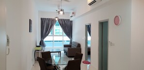 Apartment, 2 Bedrooms | Living room | LCD TV