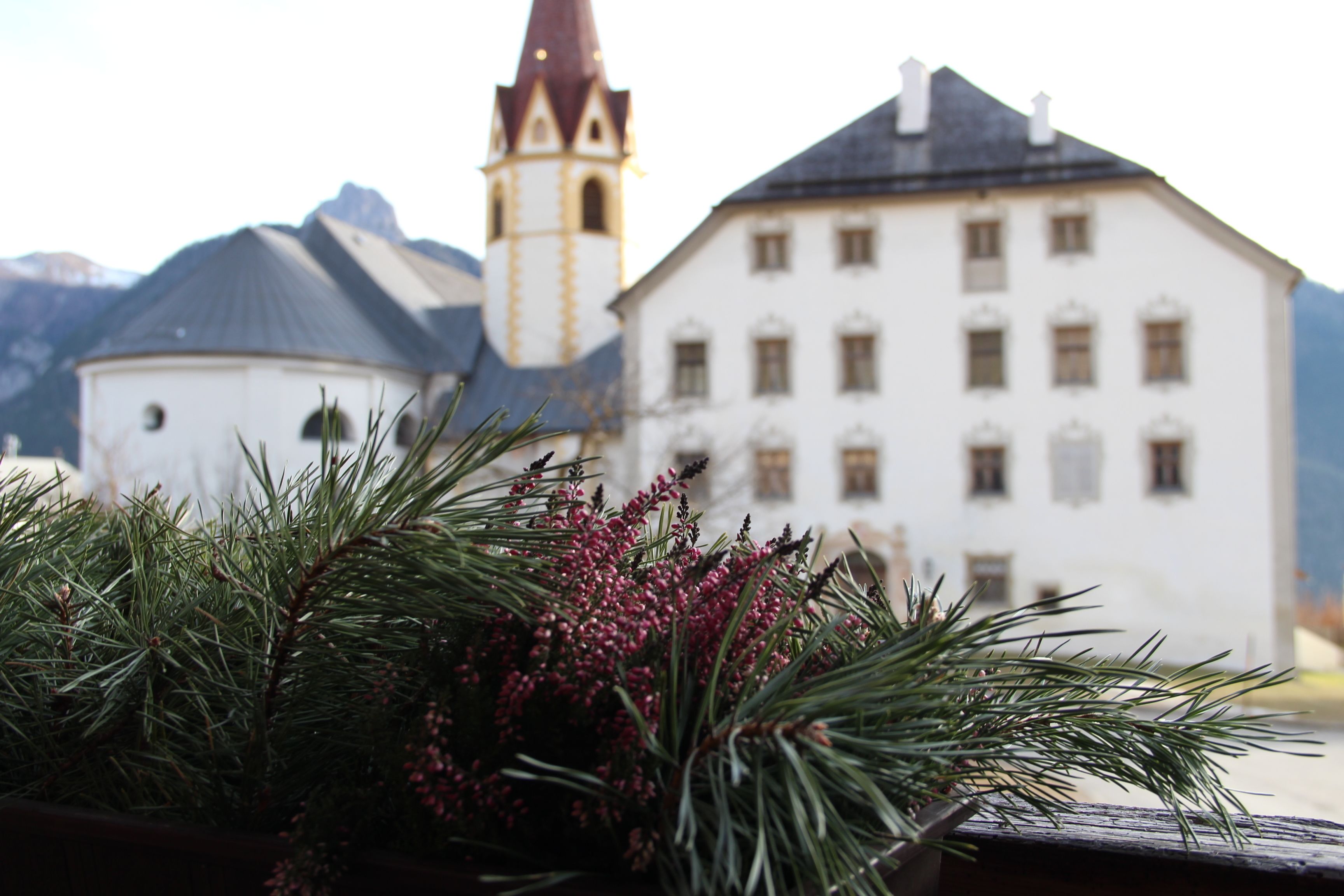 Blick von der Unterkunft