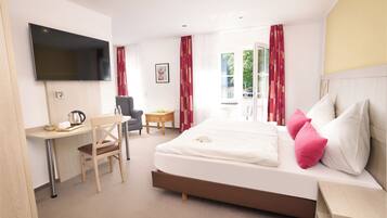 In-room safe, individually decorated, desk, laptop workspace