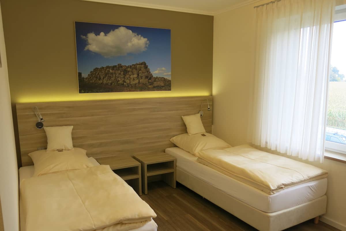 Desk, cots/infant beds, rollaway beds, free WiFi