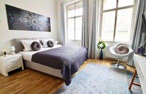 4 soverom, strykejern/-brett, wi-fi og sengetøy