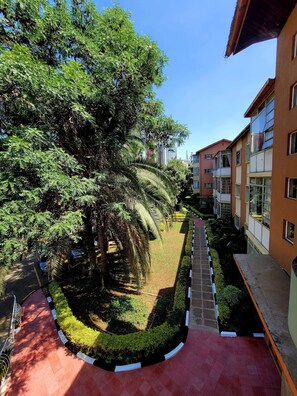 Façana frontal de l'allotjament