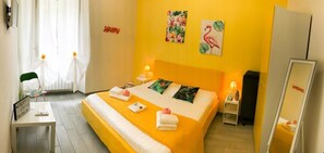 Double Room, Private Bathroom | Premium bedding, down comforters, in-room safe, individually decorated - Alloggio Turistico Colosseo (Rome)