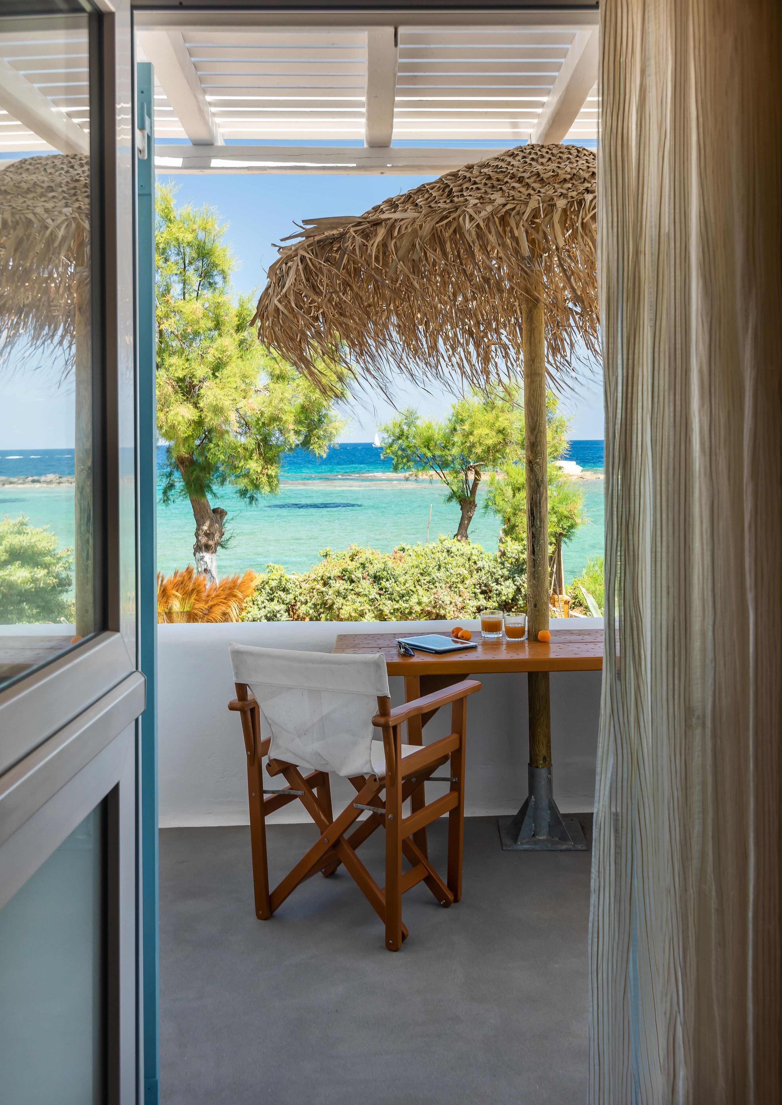 ห้องจูเนียร์สตูดิโอสวีท, วิวทะเล | ลานระเบียง/นอกชาน