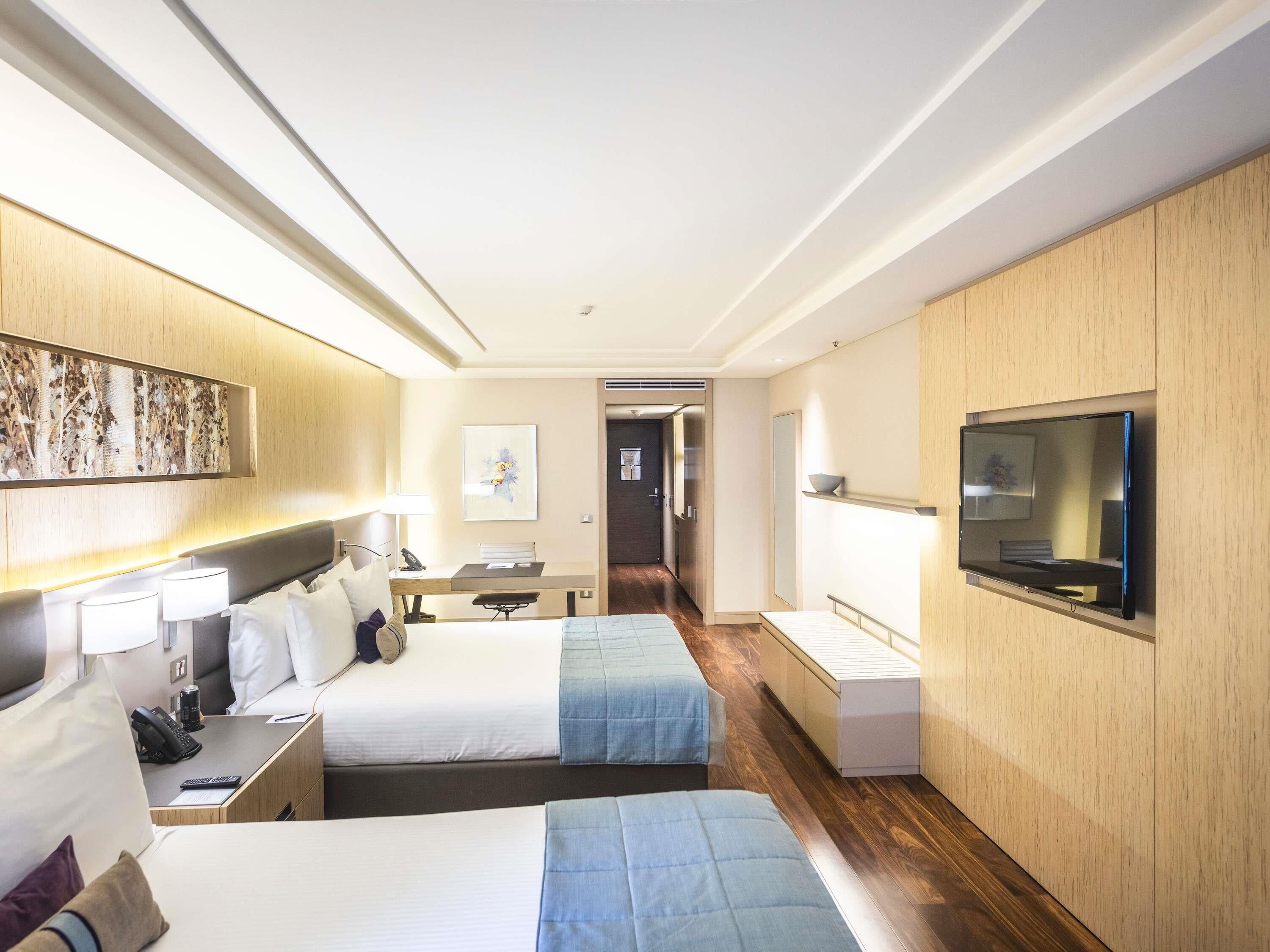 Executive Room, 2 Double Beds | Egyptian cotton sheets, premium bedding, down comforters, minibar