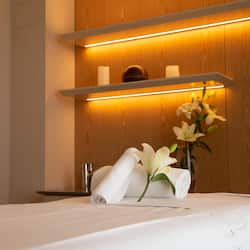 Sauna, hot tub, body treatments, aromatherapy, hot stone massages