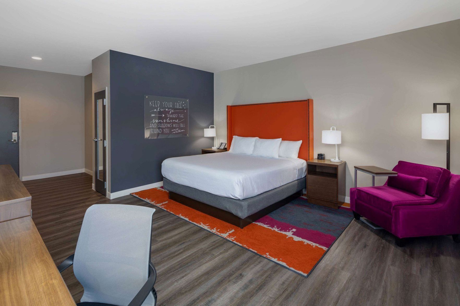 1 habitación, ropa de cama de alta calidad y camas con pillow-top 