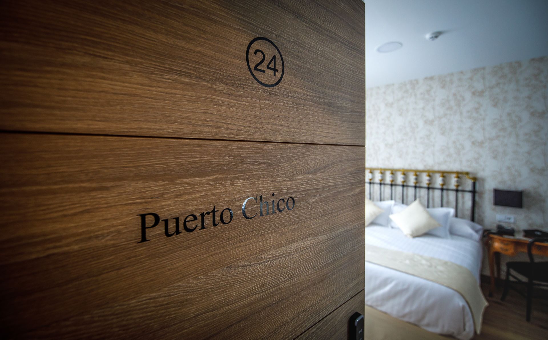 double room (puerto chico) | in-room safe, desk, blackout curtains, soundproofing