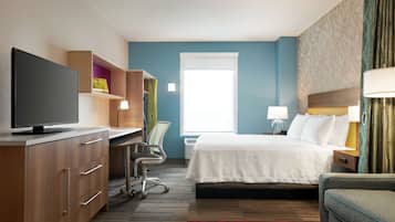 Hypo-allergenic bedding, in-room safe, desk, laptop workspace
