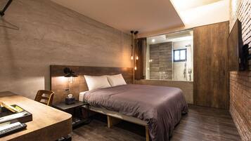 Deluxe-Doppelzimmer (D) | Schreibtisch, kostenloses WLAN